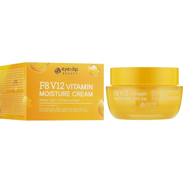 Крем для лица Eyenlip F8 V12 Vitamin с витаминным комплексом 50 мл - Pampik