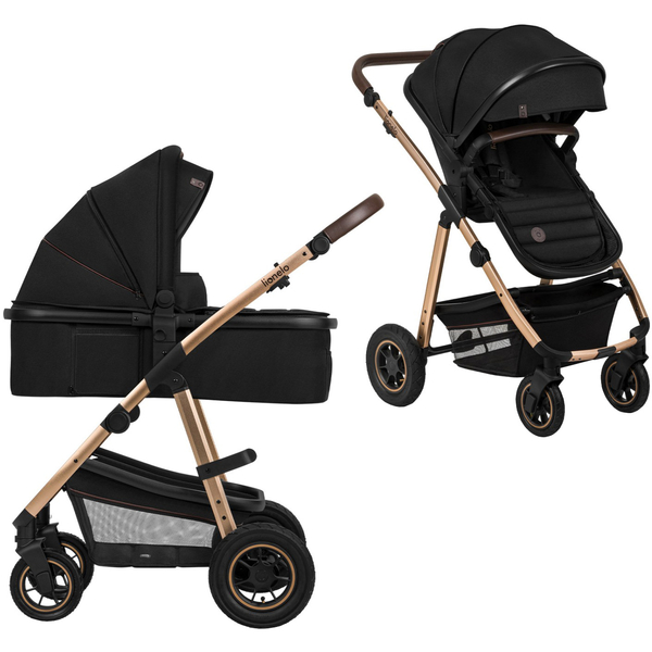 Універсальна коляска Lionelo Amber 2 в 1, Black Onyx - Pampik