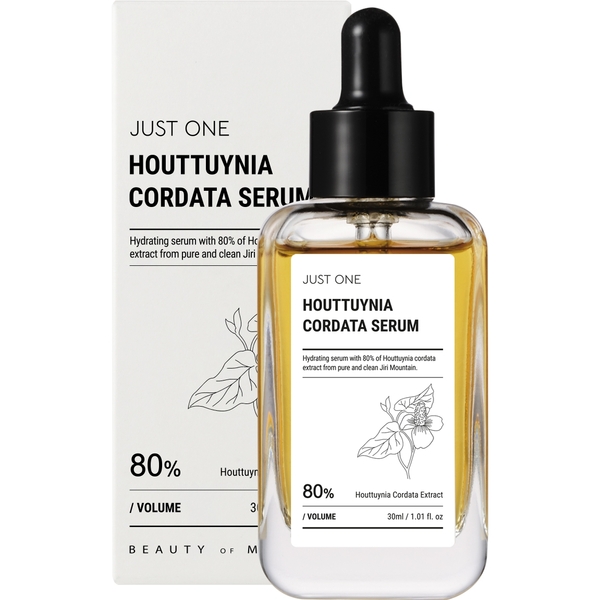 Заспокійлива сироватка з екстрактом гуттуїнії Beauty of Majesty Just One Houttuynia Cordata Serum 30 мл - Pampik
