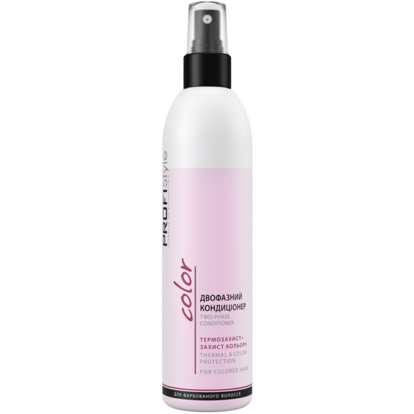 Двофазний кондиціонер ProfiStyle Сolor Захист кольору + Термозахист для фарбованого волосся, 250 мл - Pampik