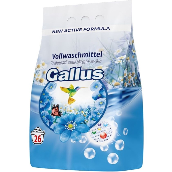 Пральний порошок Gallus Volwaschmittel Універсальний, 1.7 кг - Pampik