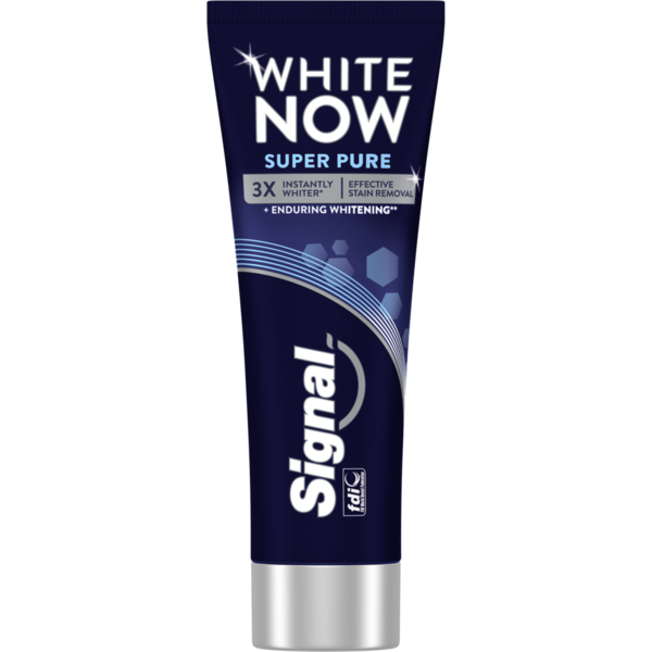 Зубна паста Signal Миттєве відбілювання проти плям на зубах для чоловіків, 75 мл - Pampik