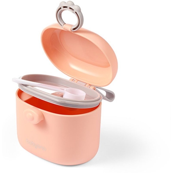 Портативный контейнер для сухой смеси BabyOno, с герметичной крышкой и ложечкой, 240 мл - Pampik - 4