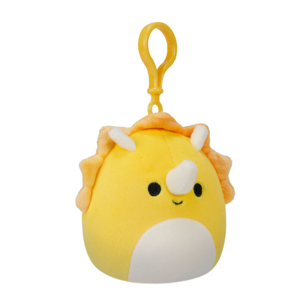 Мягкая игрушка-брелок Squishmallows Утконос Бриндал на клипсе, 9 см (SQCP00215) - Pampik - 6