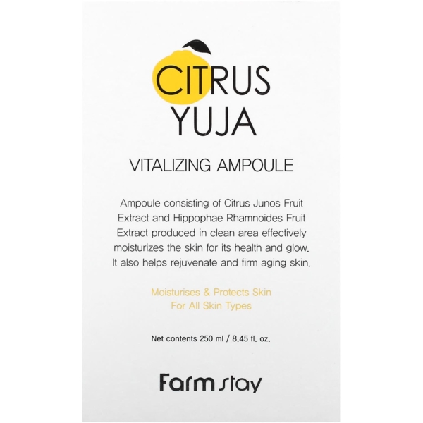 Сыворотка для лица FarmStay Citrus Yuja Vitalizing Ampoule 250 мл - Pampik - 2