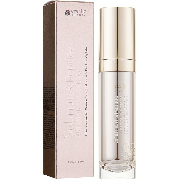 Крем для зоны вокруг глаз Eyenlip Salmon &; Peptide с пептидами и экстрактом лосося 35 мл - Pampik