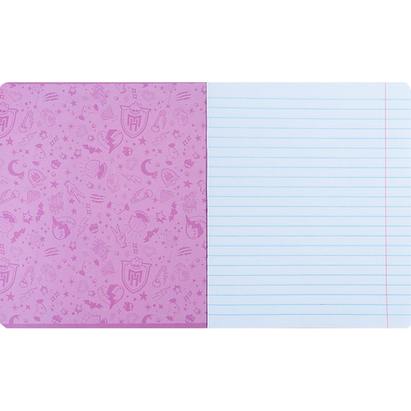Набір зошитів Kite Monster High А5, в лінійку, 12 аркушів, 25 шт. (MH24-234) - Pampik - 2