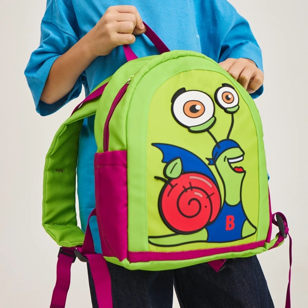 Рюкзак детский Bagland Bob Snail Mini ягодный, 24x10x30 см - Pampik - 5