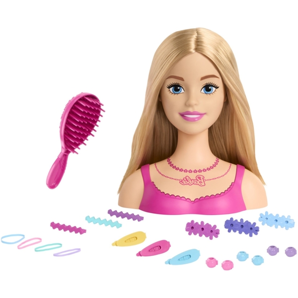 Лялька-манекен для зачісок Barbie Класика (HMD88) - Pampik