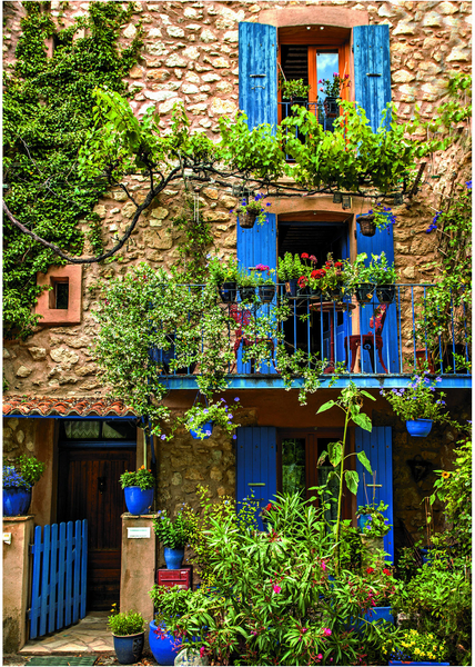 Пазл Piatnik Голубой балкон, 1000 элементов (PT-556449) - Pampik - 2