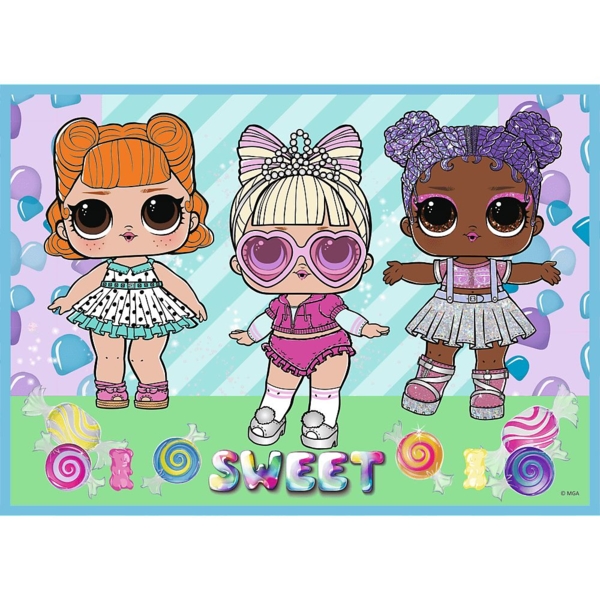 Пазли Trefl 4 в 1 Знайомтеся з ляльками Дівчатками із загадками (34613) - Pampik - 5