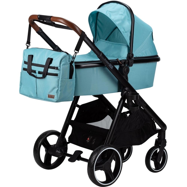 Коляска для дитини універсальна 4 в 1 FreeON Bloom dusty blue (49713) - Pampik