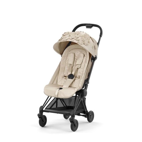 Прогулянкова коляска Cybex Coya Matt Simply Flowers Beige, бежева (522003151) - Pampik - 10