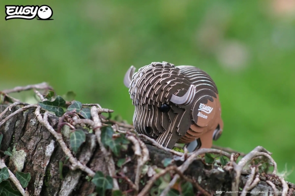 Збірна 3Д модель Eugy Зоопарк Бізон (XEG-045) - Pampik - 9