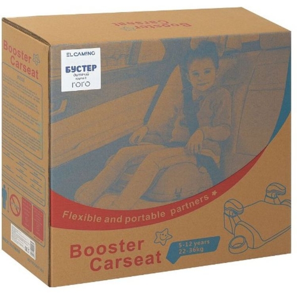 Автокресло-бустер El Camino ME 1144 Roro Isofix royal mint - Pampik - 7