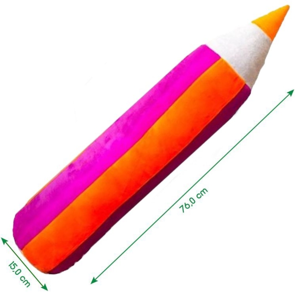 Іграшка м'яка Масік Олівець фіолетово-жовтогарячий, 76 см (МС 180302-02) - Pampik - 3