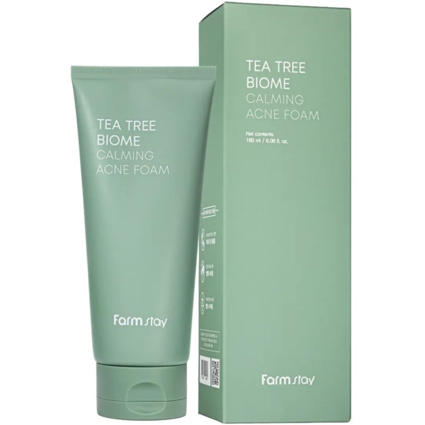Пенка для умывания FarmStay Tea Tree Biome Calming Acne Foam 180 мл - Pampik - 3