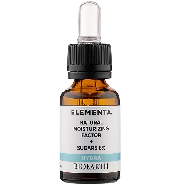 Концентрированный усилитель увлажнения Bioearth Elementa Hydra NMF + Sugar 8% 15 мл - Pampik