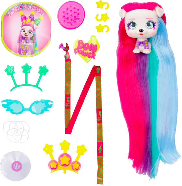 Ігровий набір IMC VIP Pets S6 Bow Power Модний улюбленець Гвен (714779) - Pampik - 2