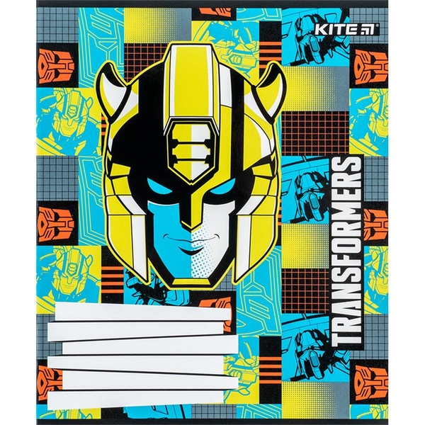 Набір зошитів Kite Transformers А5, в косу лінію, 12 аркушів, 25 шт. (TF24-235) - Pampik - 5