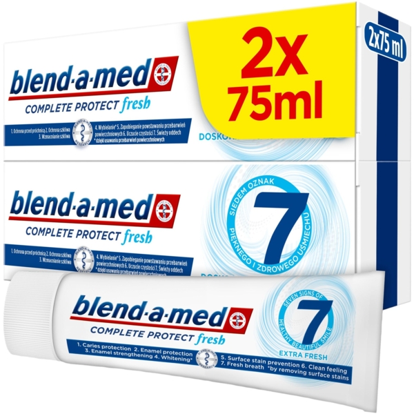 Зубна паста Blend-a-med Complete Protect 7 Екстрасвіжість, 150 мл (2 шт. по 75 мл) - Pampik - 2
