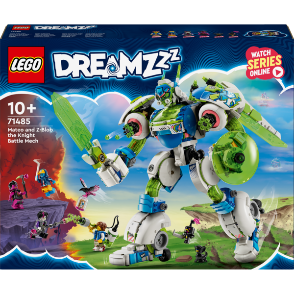 Конструктор LEGO DREAMZzz Матео й лицарський бойовий робот Зет-Блоб, 1333 деталі (71485) - Pampik