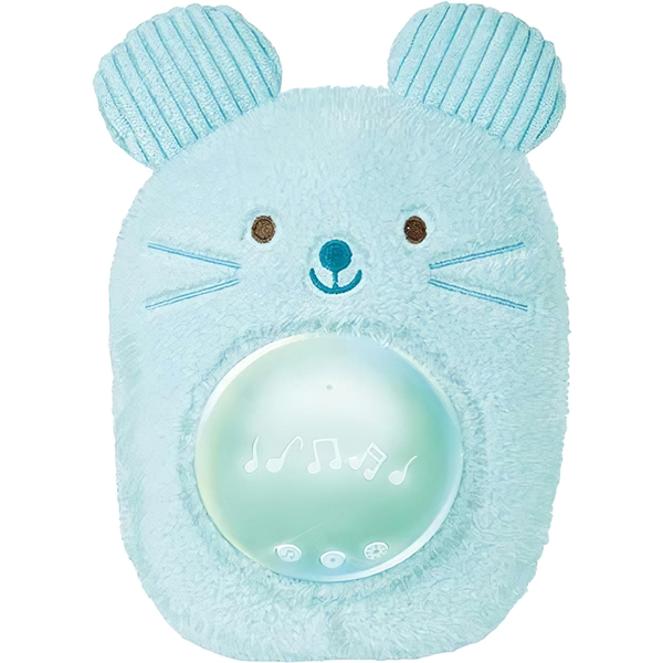 Музыкальная игрушка-ночник Hape Мышонок голубой (E0113) - Pampik