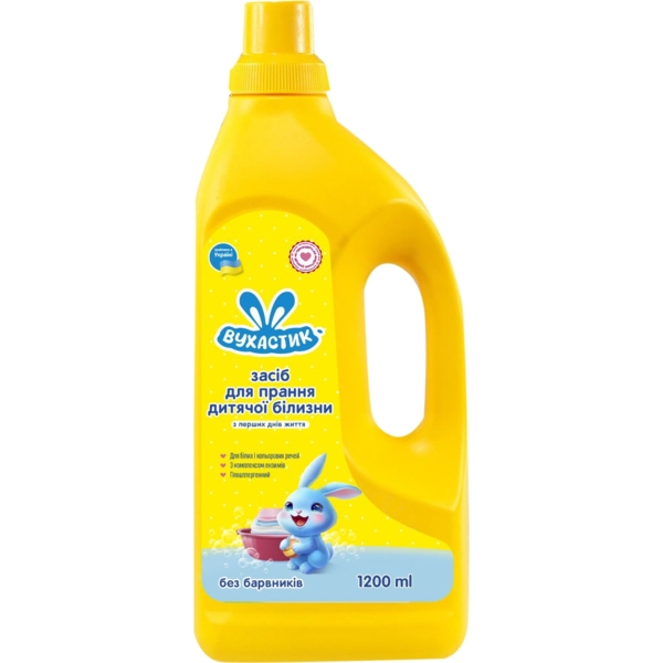 Гель для прання дитячої білизни Вухастик, 1.2 л - Pampik