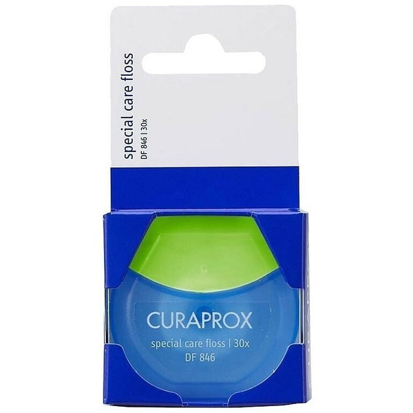 Зубна нитка Curaprox Implant saver нейлонова 30 м - Pampik