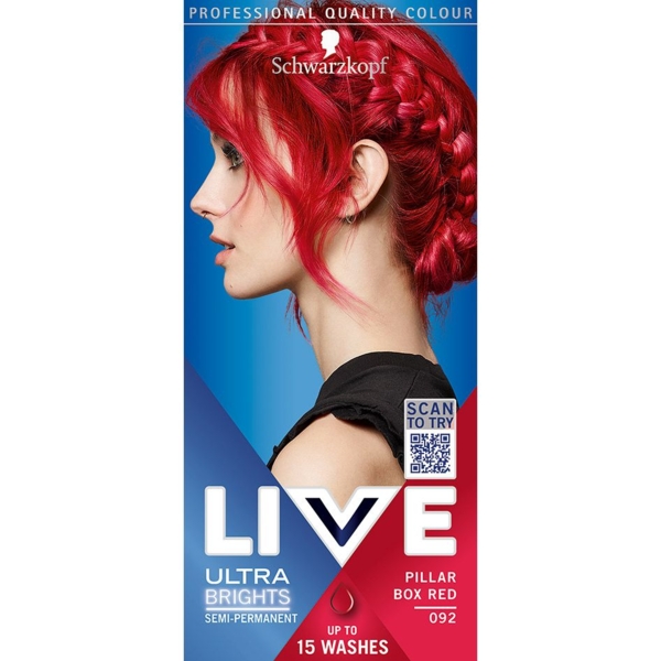 Фарба для волосся Schwarzkopf Live Ultra Brights 092 Pillar Box Red - Pampik - 2