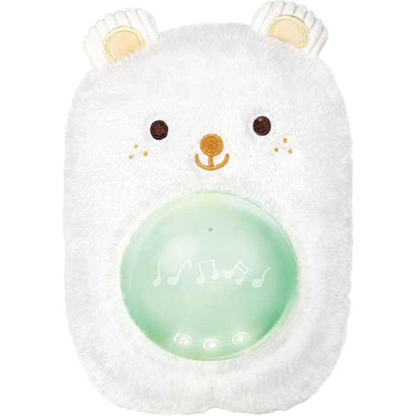 Музыкальная игрушка-ночник Hape Мишка белый (E0115) - Pampik