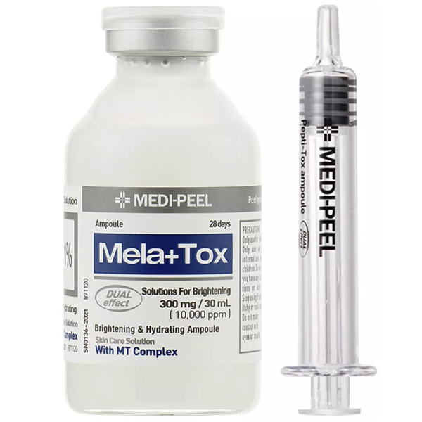 Сыворотка для лица Medi-Peel Mela Plus Tox Ampoule осветляющая с ниацинамидом 35 мл - Pampik