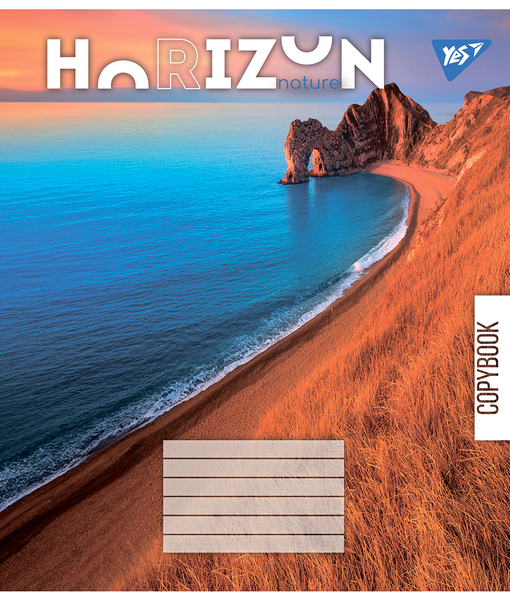 Набір зошитів Yes Horizon nature А5, в лінійку, 60 аркушів, 10 шт. (767159) - Pampik - 3