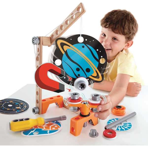 Конструктор Hape Junior Inventor Магнитная лаборатория 34 деталей (E3033) - Pampik - 4