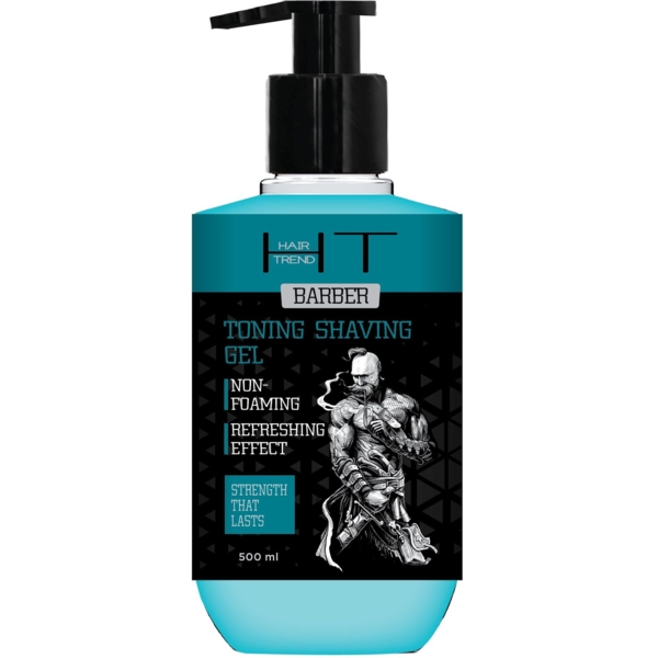 Гель для бритья Hair Trend Barber Тонизирующий с маслами 500 мл - Pampik