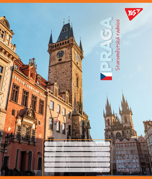 Набір зошитів Yes Greatest cityes А5, в лінійку, 60 аркушів, 10 шт. (767158) - Pampik - 2