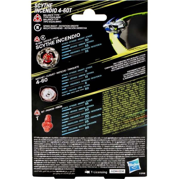 Іграшка-дзиґа Hasbro Beyblade X з пусковим пристроєм (G0175_F9583) - Pampik - 5