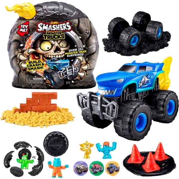 Игрушка в наборе Zuru Smashers Monster Wheels с аксессуарами (74103D) - Pampik