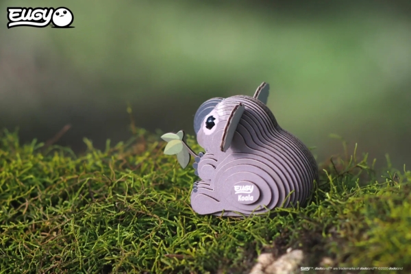 Збірна 3Д модель Eugy Зоопарк Коала (XEG-016) - Pampik - 9