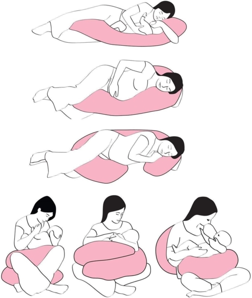 Подушка для вагітних LightHouse Baby Seashell Stars, 340x30 см (608253) - Pampik - 7