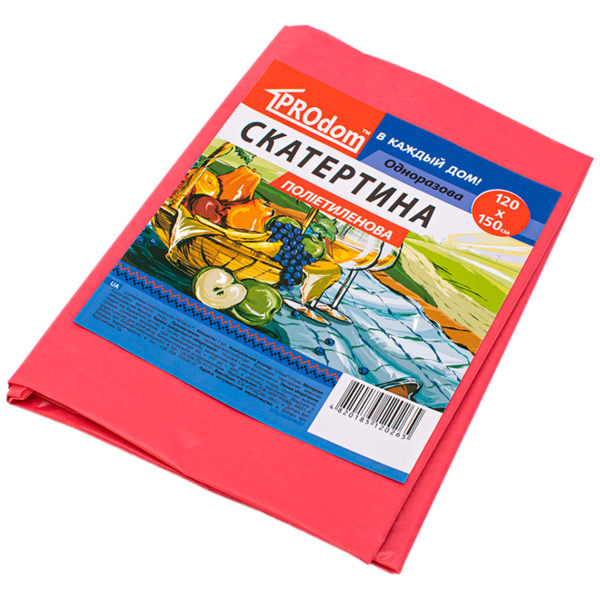 Скатертина Prodom, одноразова, 150х120 см - Pampik