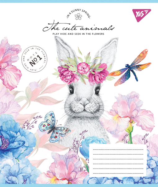 Набір зошитів Yes Sunny spring А5, в лінійку. 12 аркушів, 25 шт. (766952) - Pampik - 6