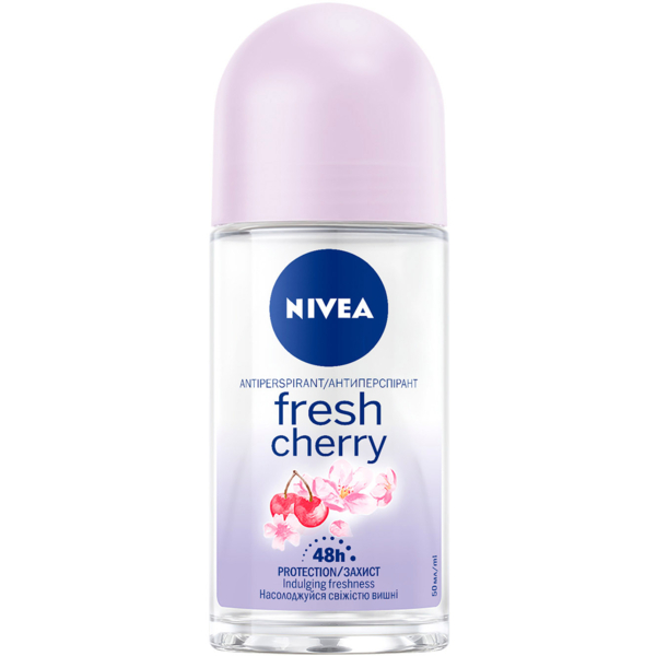 Антиперспірант Nivea Fresh Cherry, кульковий, 50 мл - Pampik