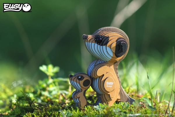 Збірна 3Д модель Eugy Зоопарк Сурикат (XEG-046) - Pampik - 7