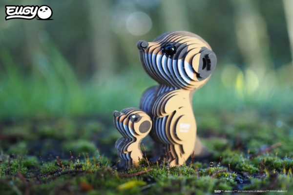 Збірна 3Д модель Eugy Зоопарк Сурикат (XEG-046) - Pampik - 8