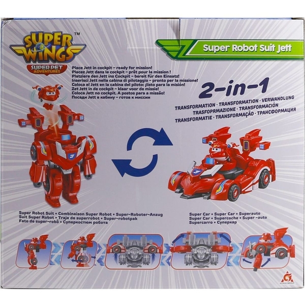 Игровой набор Super Wings Super Robot Suit Джетт (EU770351) - Pampik - 5