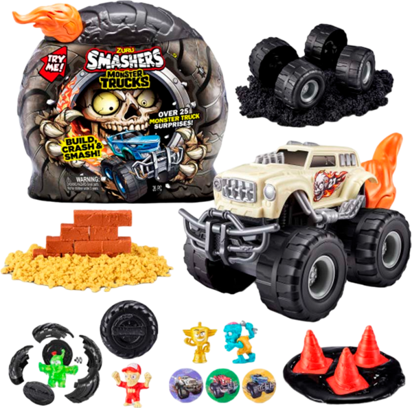 Іграшка в наборі Zuru Smashers Monster Wheels з аксесуарами (74103B) - Pampik
