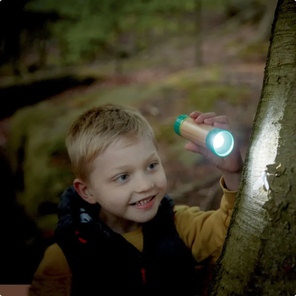 Механічний фонарик Hape Nature Fun з чохлом (E5579) - Pampik - 3