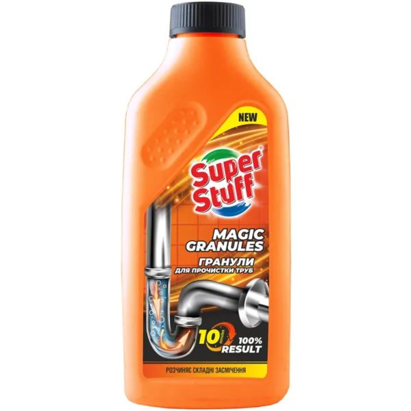 Гранули для прочищення труб SuperStuff, 400 г - Pampik