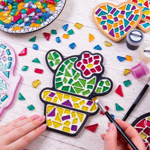 Набор для творчества Mosaaro Мозаика хрустальное стекло Кактус (MA2006) - Pampik - 2